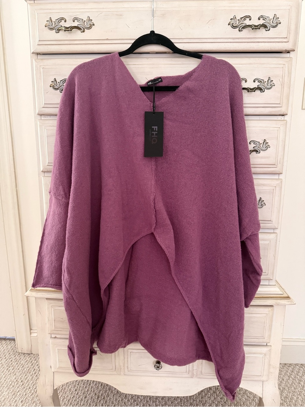 NWT Plus Size lightweight drape top featuring a relaxed silhouette, Sweater